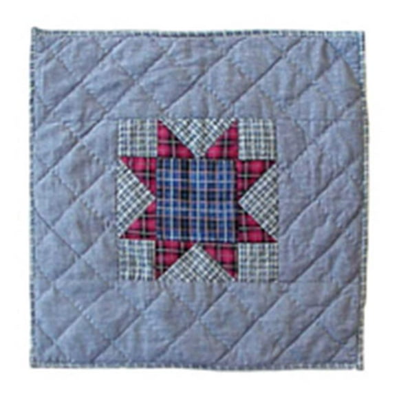 Patch Magic Denim Burst Toss Pillow 16-Inch by 16-Inch Patch Magic Denim Burst Toss Pillow 16-Inch by 16-Inch